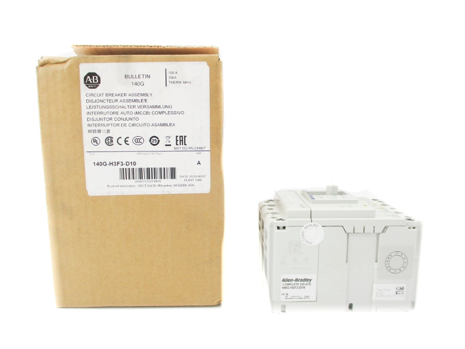 ALLEN BRADLEY 140G-H3F3-D10 SER. A 100A 600V NSMP