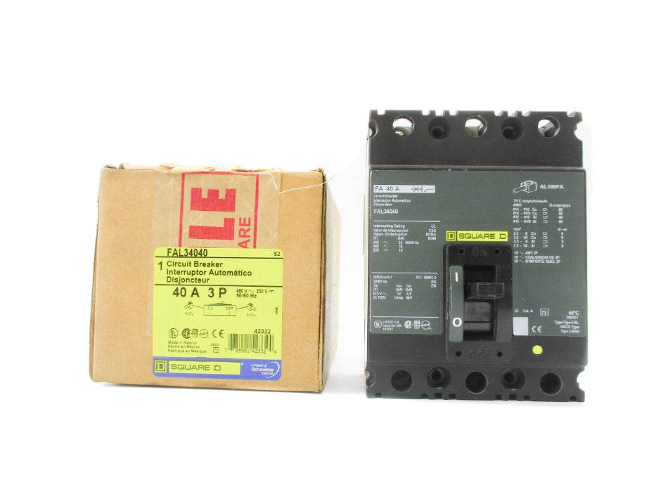 SQUARE D FAL34040 40A 480V NSMP