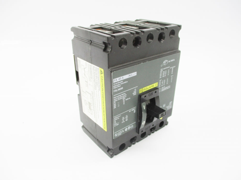SQUARE D FAL34040 40A 480V NSMP