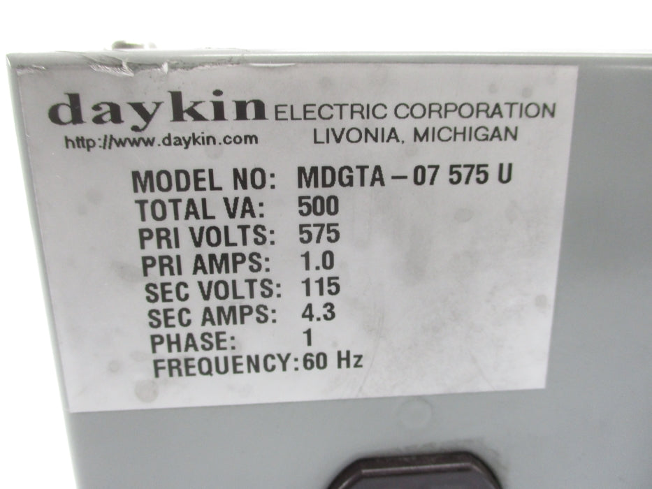 DAYKIN MDGTA-07-575U NSNP