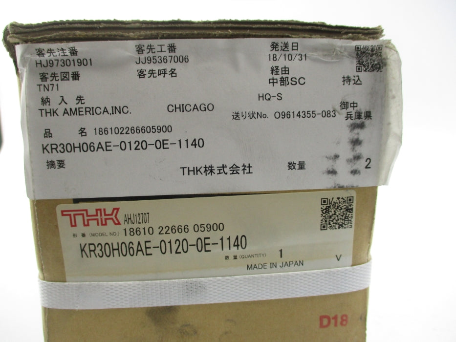 THK KR30H06AE-0120-0E-1140 NSFS