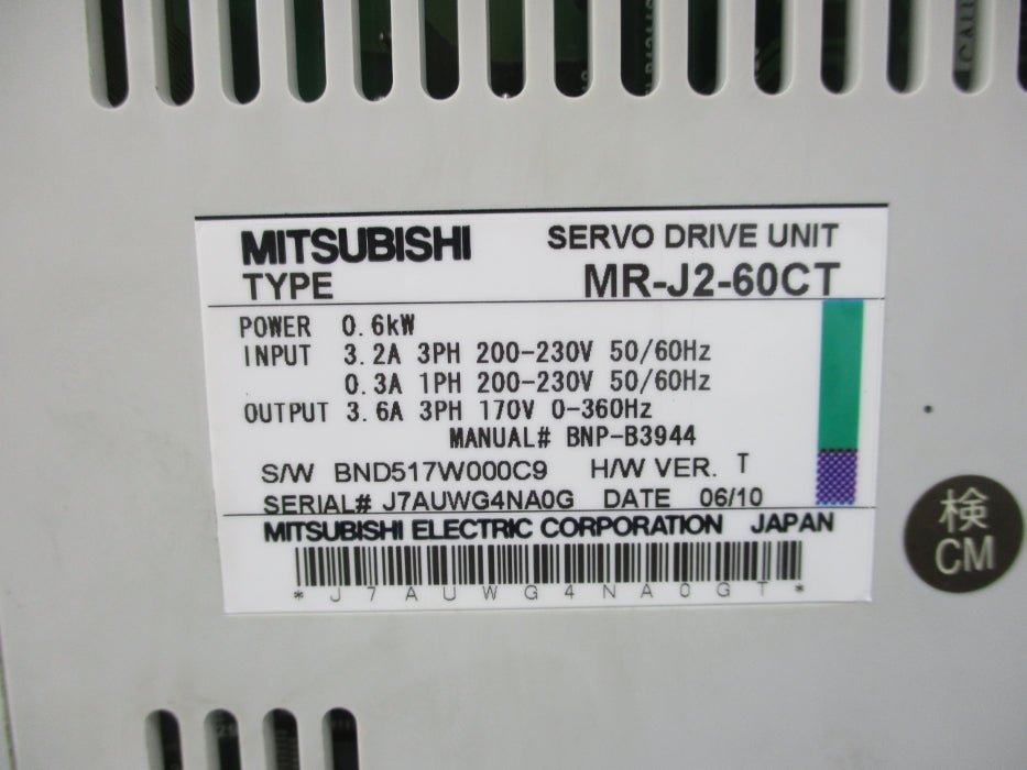 MITSUBISHI MR-J2-60CT NSMP