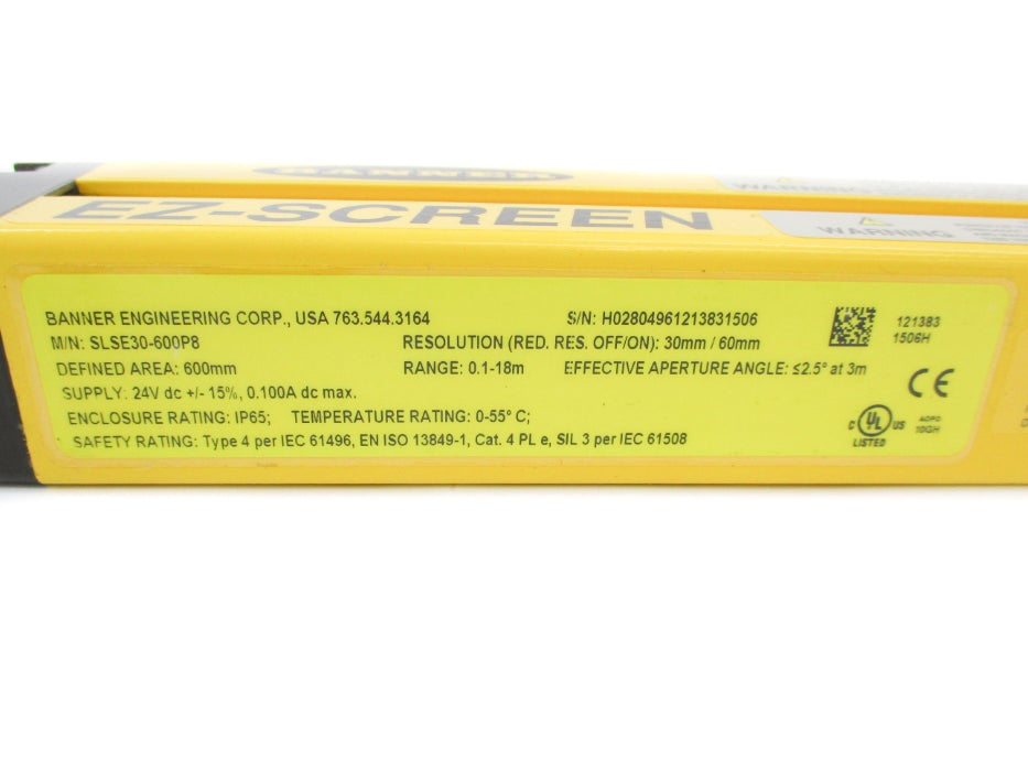 BANNER ENGINEERING SLSE30-600P8 73871 NSNP