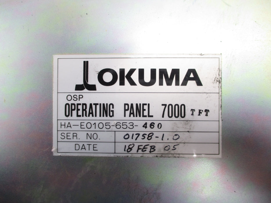 OKUMA HA-E0105-653-460 UNMP