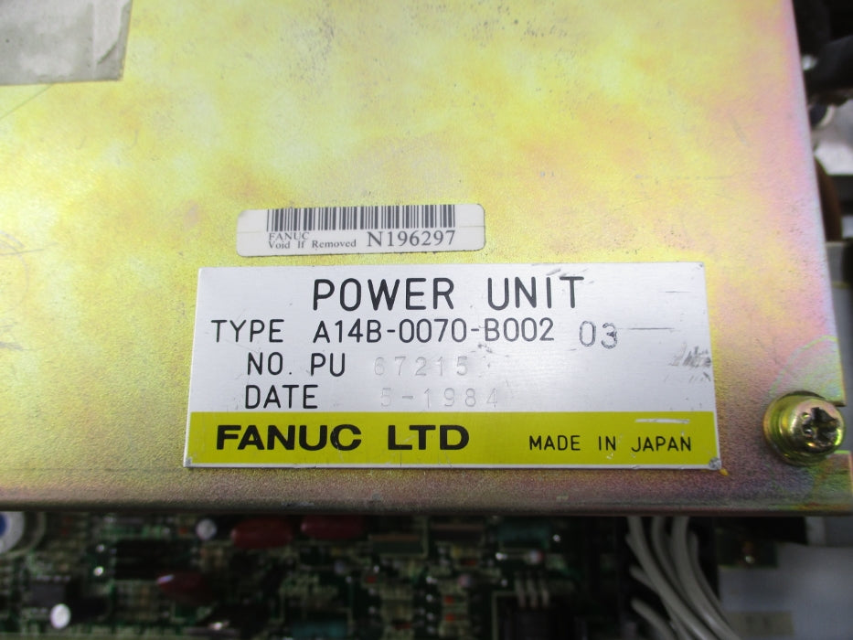 FANUC A14B-0070-B002 UNMP