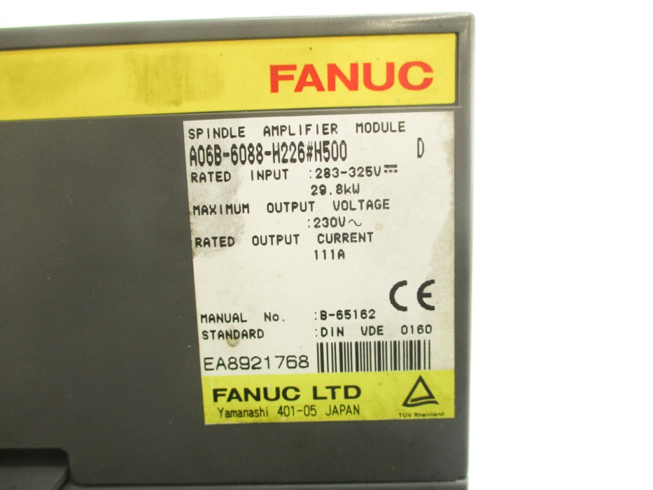 FANUC A06B-6088-H226#H500 UNMP