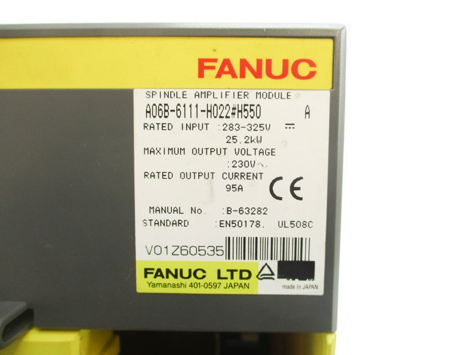 FANUC A06B-6111-H022#H550 (AS PICTURED) UNMP
