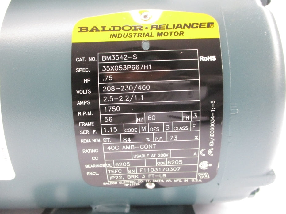 BALDOR BM3542-S NSNP