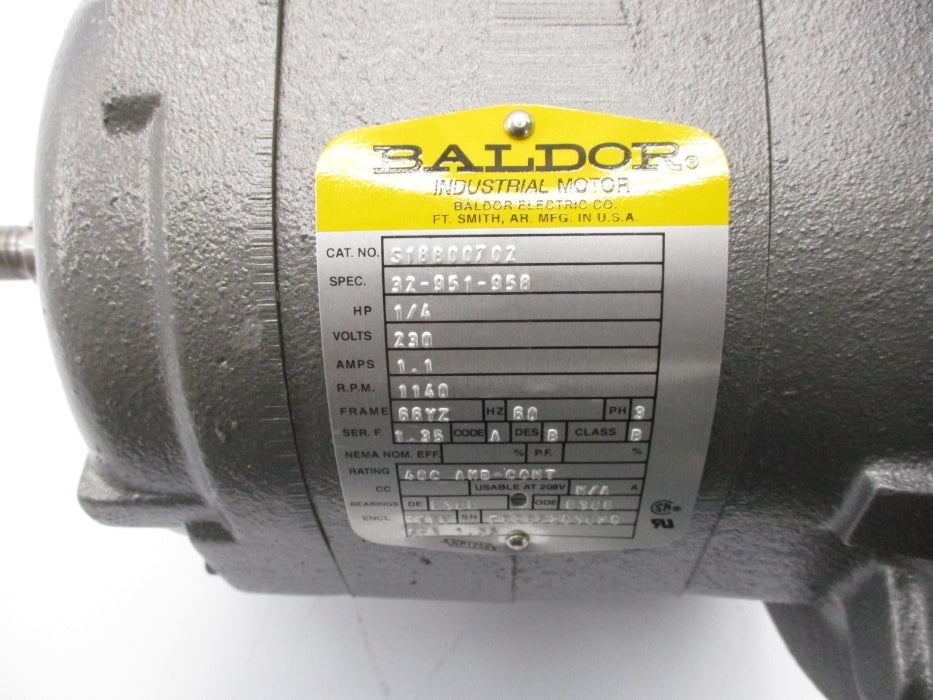 BALDOR S18B00702 NSNP