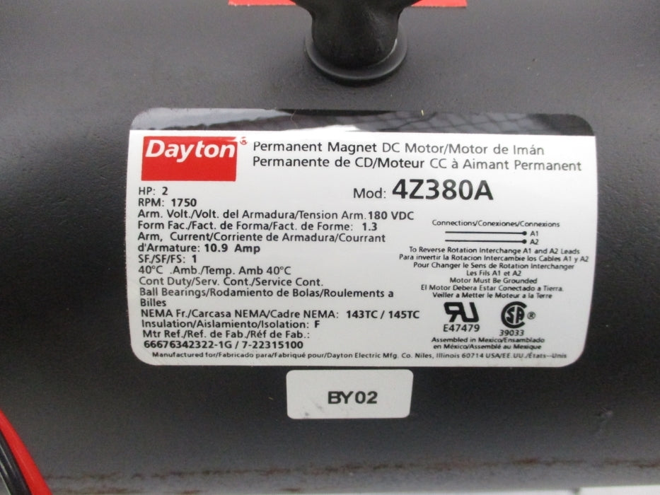 DAYTON 4Z380A NSNP