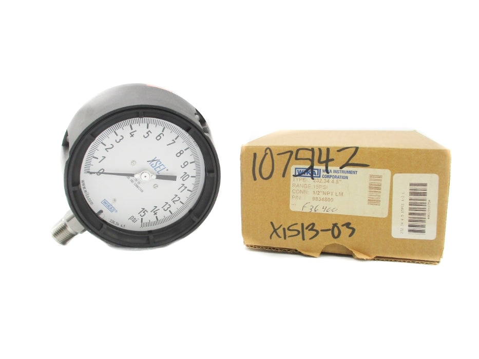 WIKA 9834800 0-15PSI NSMP