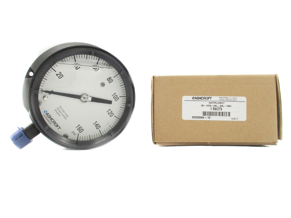 ASHCROFT 45-1379-ASL-04L-160# 0-160PSI NSMP