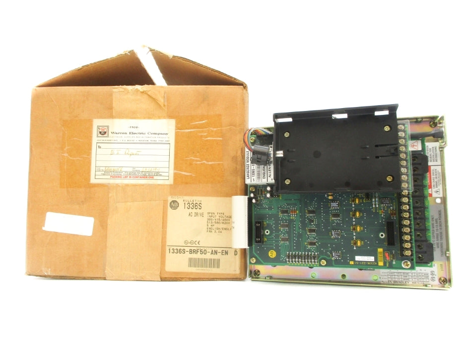 ALLEN BRADLEY 1336S-BRF50-AN-EN SER. D F/W 3.04 NSMP