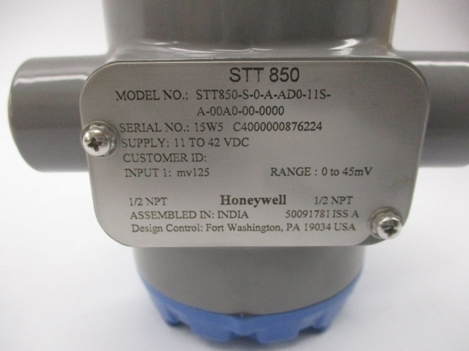 HONEYWELL STT850-S-0-A-AD0-11S-A-00A0-00-0000 NSMP