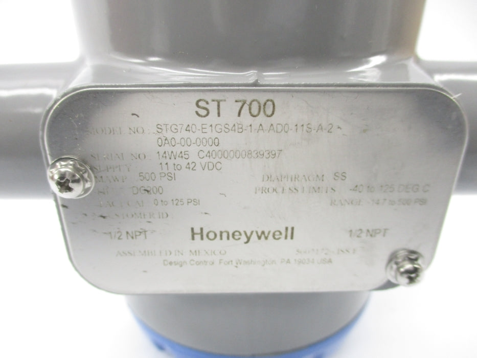 HONEYWELL STG740-E1GS4B-1-A-AD0-11S-A-20A0-00-0000 500PSI NSMP