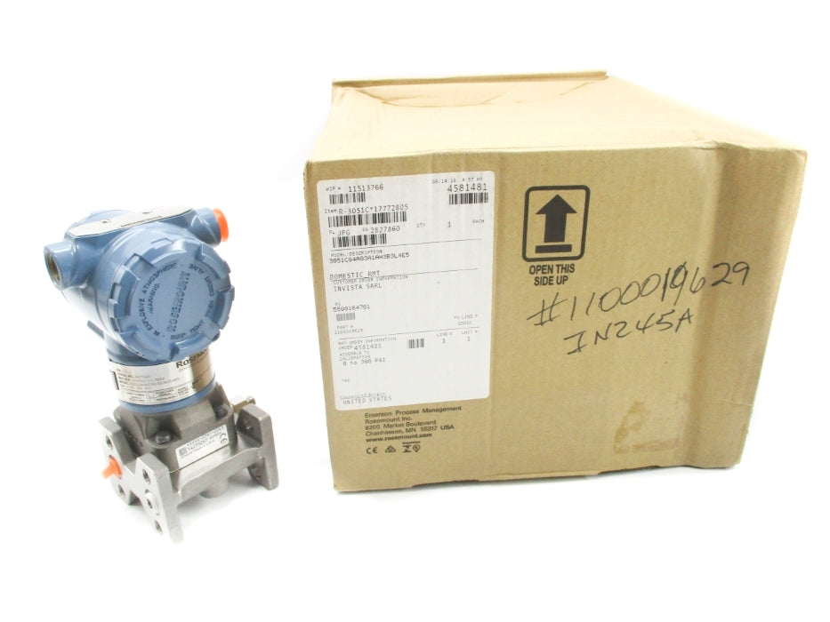 ROSEMOUNT 3051CG4A03A1AH3B3L4E5 0-300PSI NSMP