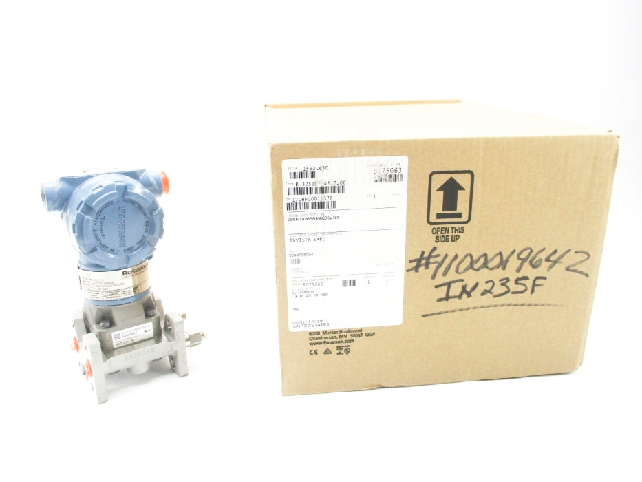 ROSEMOUNT 3051CD1A02A1AH2B3L4E5 2000PSI NSMP
