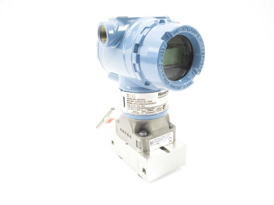ROSEMOUNT 3051CG4A02A1AE5M5S5 0-300PSI NSMP