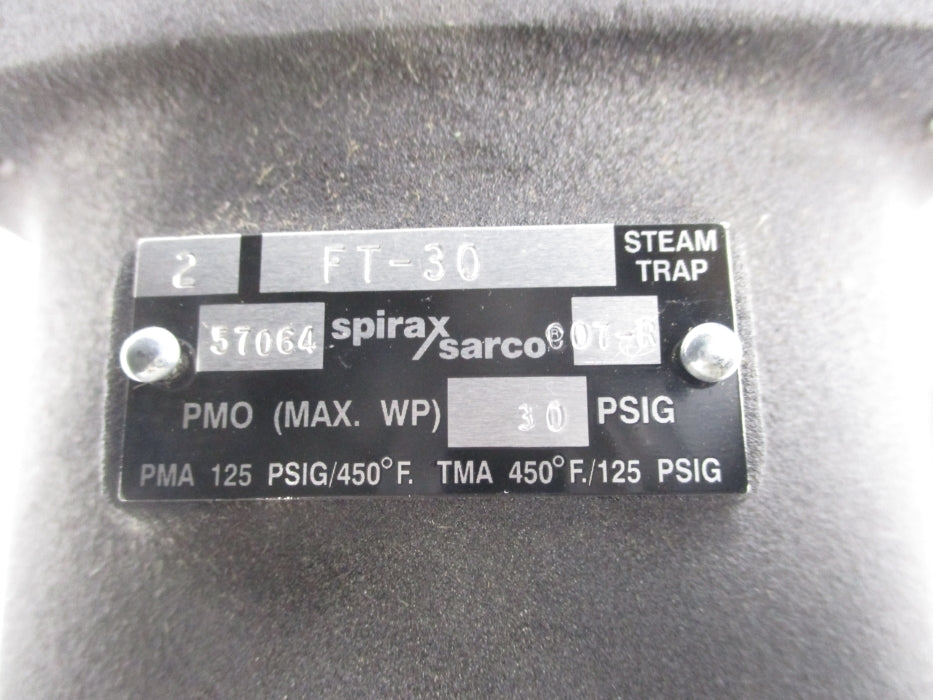 SPIRAX SARCO FT-30 30PSI NSNP