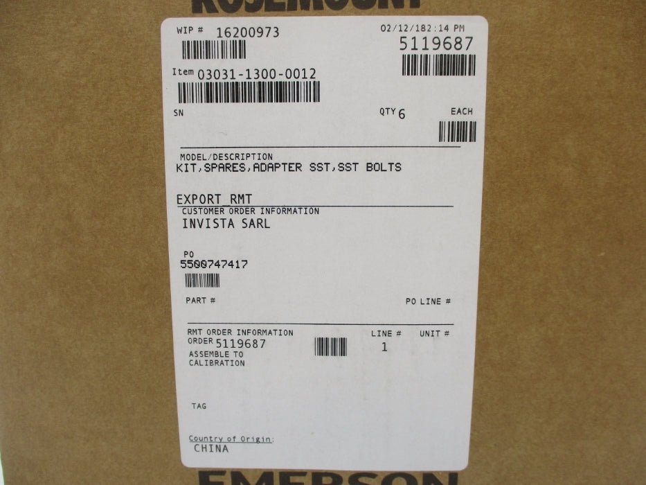 ROSEMOUNT 03031-1300-0012 NSFS