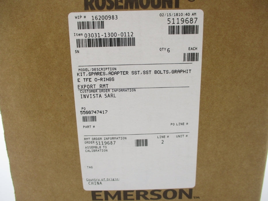 ROSEMOUNT 03031-1300-0112 NSFS