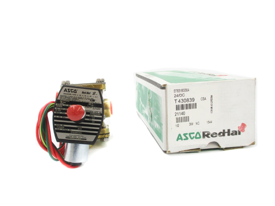 ASCO EF8316G304 24VDC 15-150PSI 1/2" NSMP