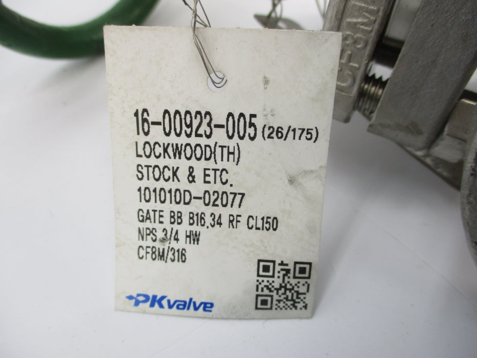 PK VALVE 16-00923-005 NSNP