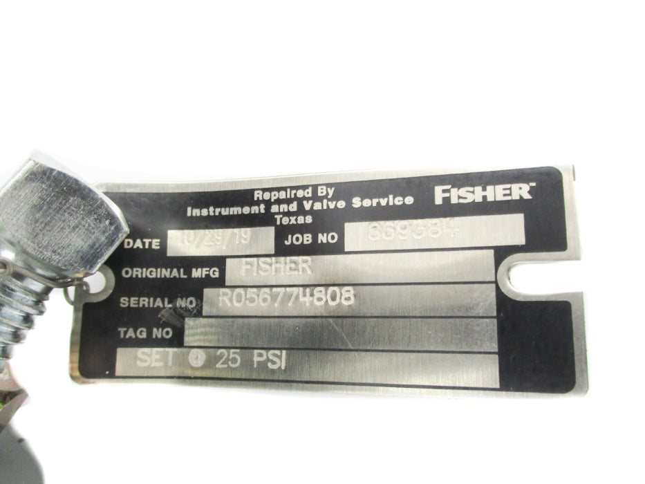 FISHER MR95H 300PSI 450'F REMAN