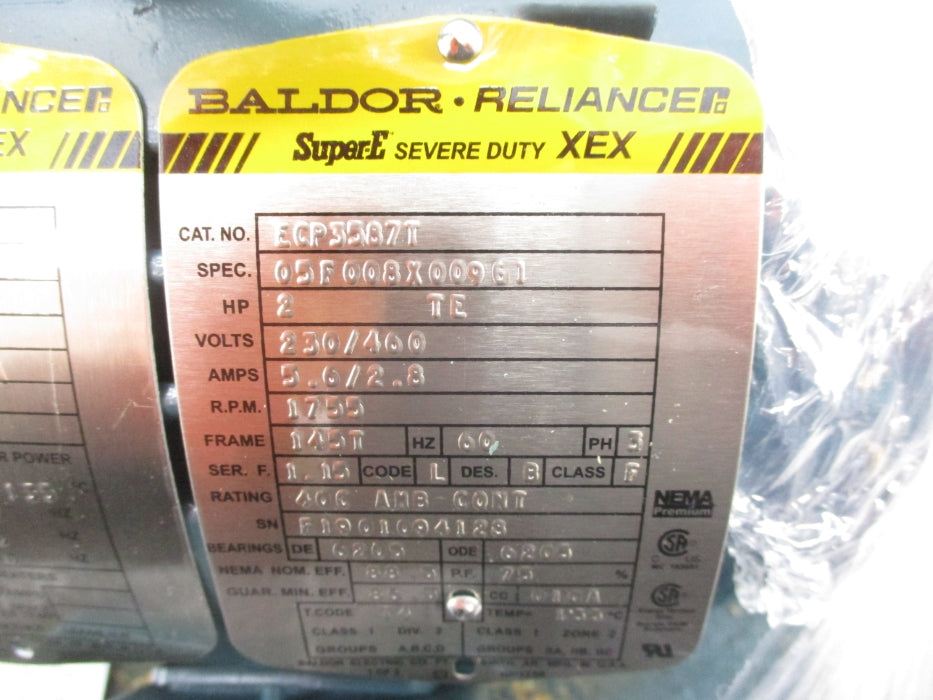 BALDOR ECP3587T NSMP