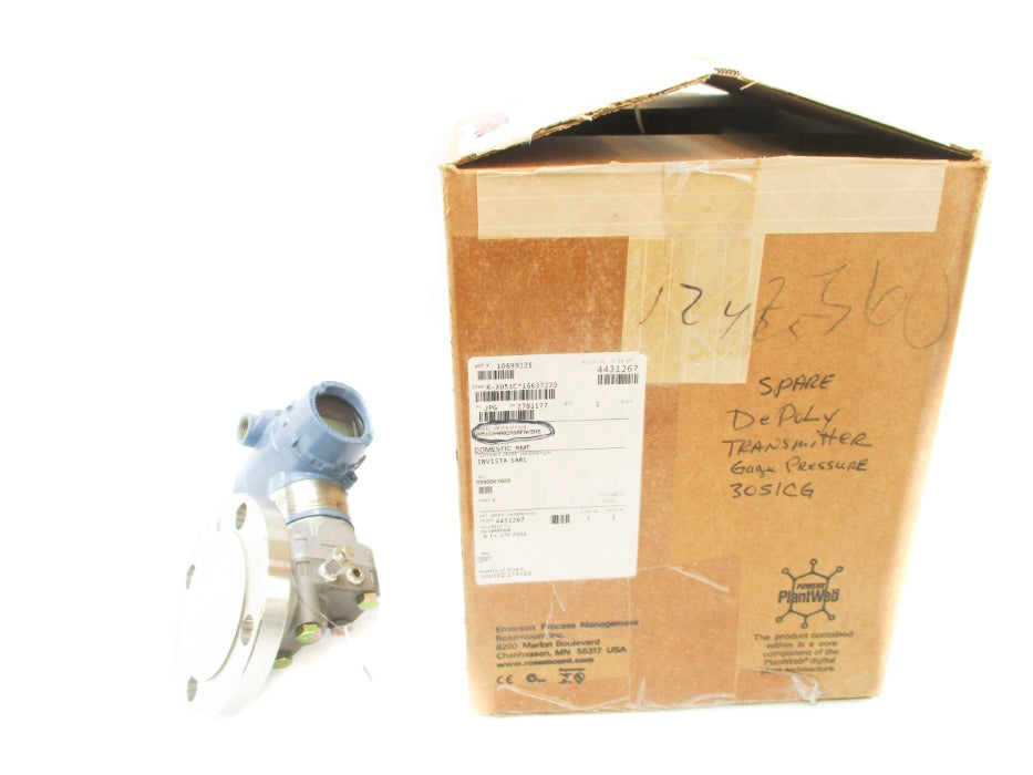 ROSEMOUNT 3051CG4A02A1AFAK5M5 275PSI NSMP