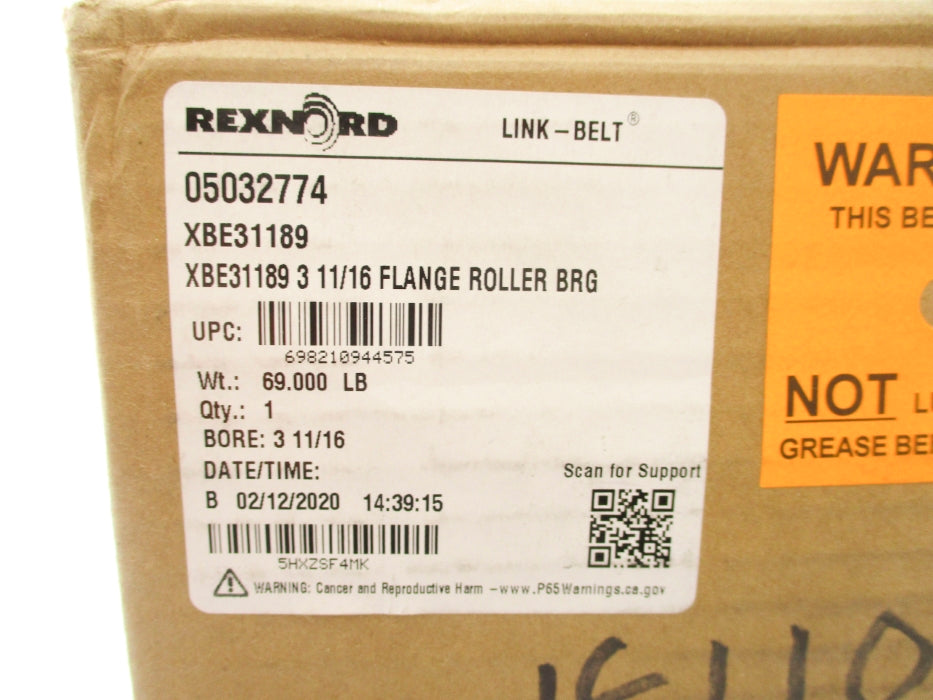 REXNORD 05032774 XBE31189 NSFS