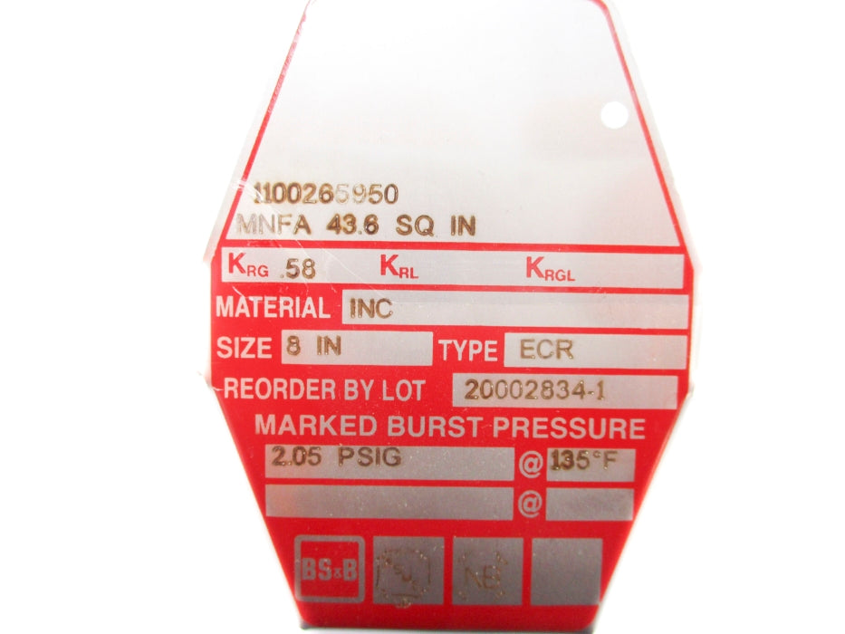 BS&B ECR 2.05PSI NSMP