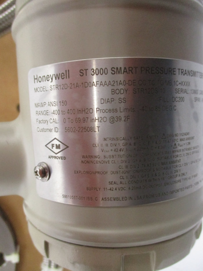 HONEYWELL STR12D-21A-1D0AFAAA21A0-DE.CC.TC.TG.MB.1C+XXXX NSMP