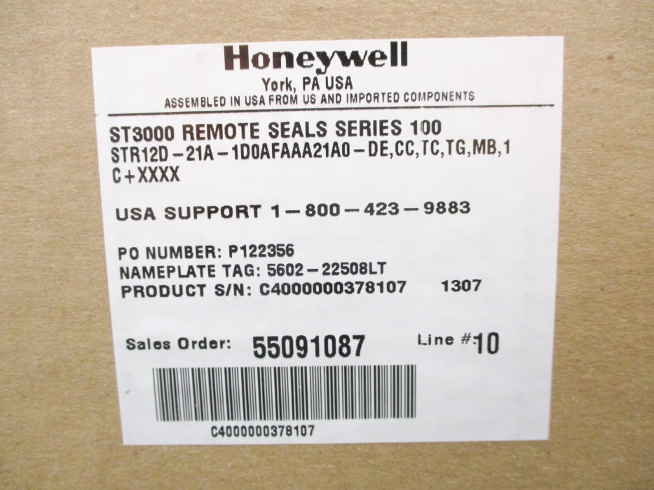 HONEYWELL STR12D-21A-1D0AFAAA21A0-DE.CC.TC.TG.MB.1C+XXXX NSMP