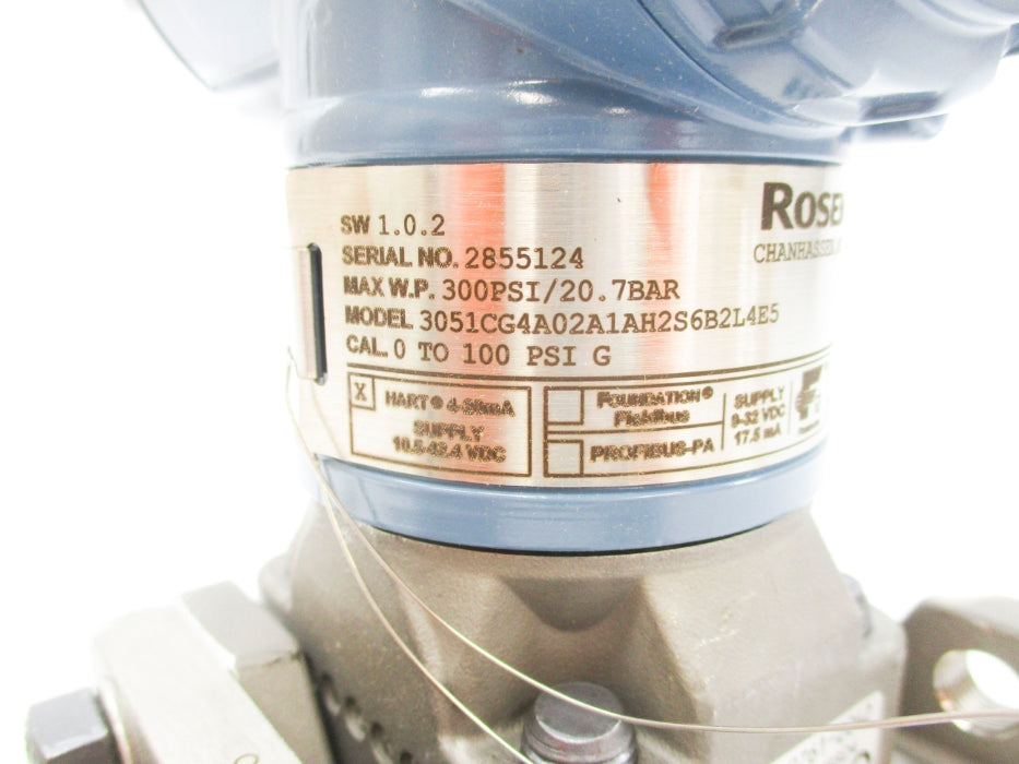 ROSEMOUNT 3051CG4A02A1AH2S6B2L4E5 300PSI NSMP