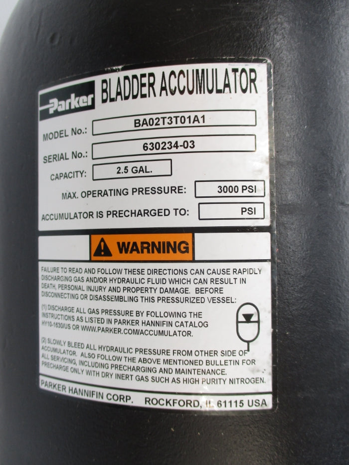 PARKER BA02T3T01A1 3000PSI NSMP