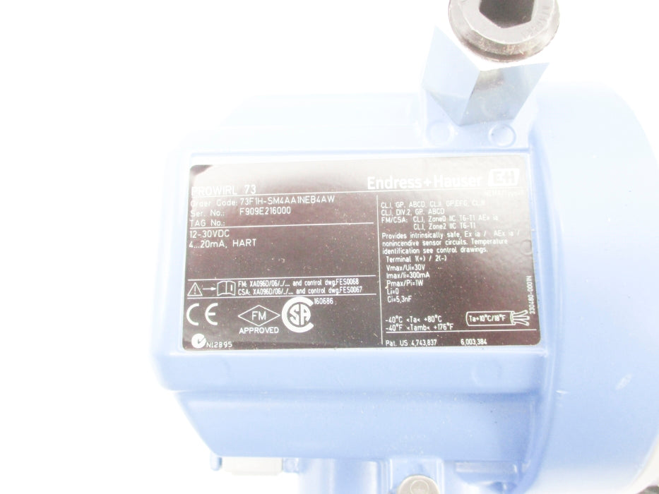 ENDRESS+HAUSER 73F1H-SM4AA1NEB4AW PROWIRL 73 NSNP