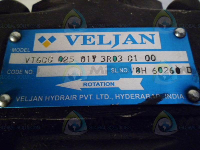 VELJAN VT6CC 025 017 3R03 C100 *  USED *