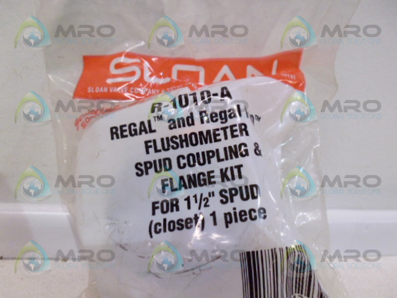 SLOAN R-1010-A-SPUD COUPLING & FLANGE KIT 1 1/2" * NEW IN ORIGINAL PACKAGE *