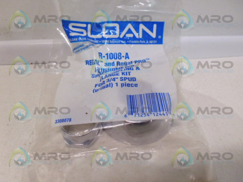 SLOAN R-1008-A SPUD COUPLING & FLANGE KIT 3/4" * NEW IN ORIGINAL PACKAGE *