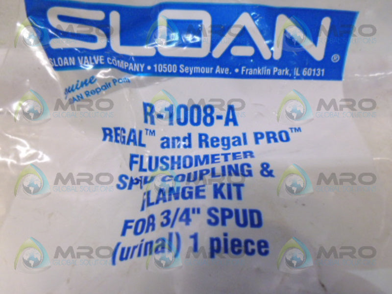 SLOAN R-1008-A SPUD COUPLING & FLANGE KIT 3/4" * NEW IN ORIGINAL PACKAGE *