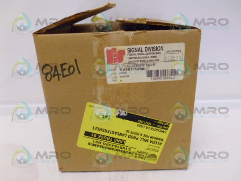 FEDERAL SIGNAL AV1ST-120A AUDIO/VISUAL LIGHT  NSMP