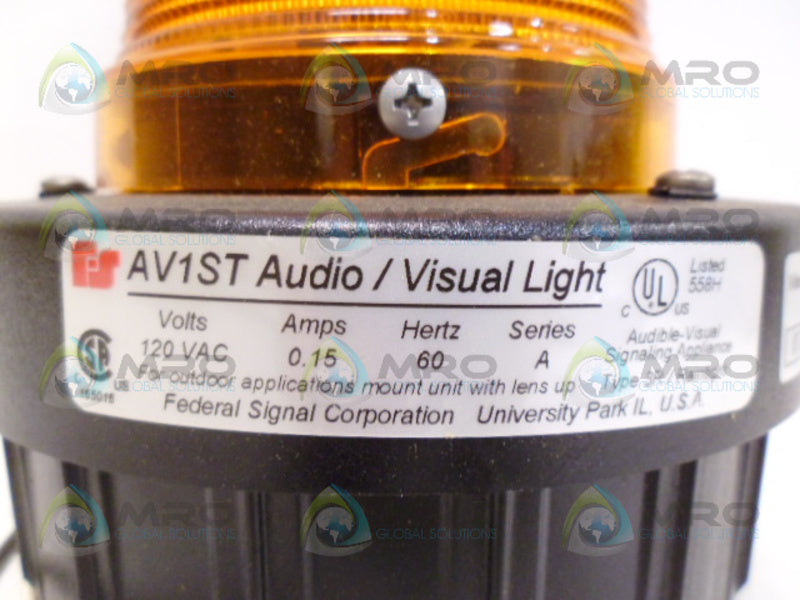 FEDERAL SIGNAL AV1ST-120A AUDIO/VISUAL LIGHT  NSMP