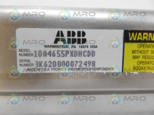 ABB 10A4655PXBHCDBXX4301A61 VA MASTER FLOW METER  NSMP