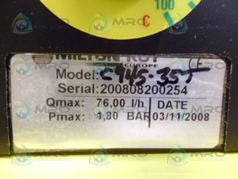 MILTON ROY C945-35T MICRO PROCESSOR DOSING PUMP  NSMP