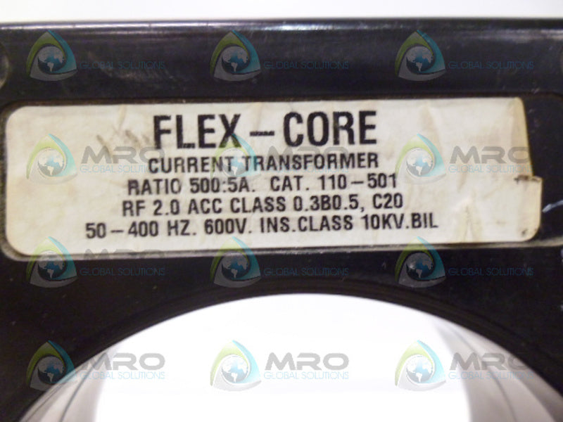 FLEX CORE 110-501 CURRENT TRANSFORMER  NSNP