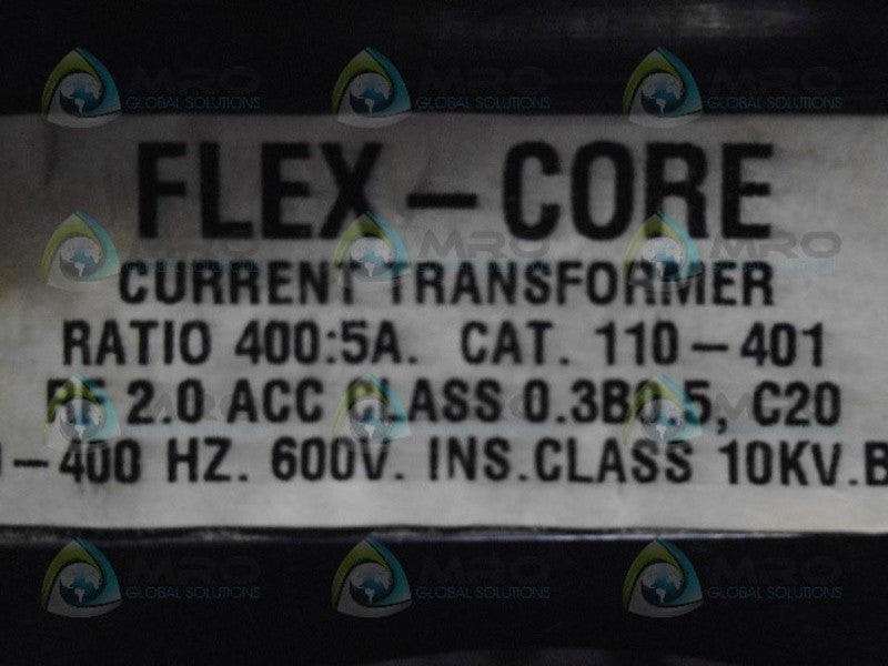 FLEX CORE 110-401 CURRENT TRANSFORMER  NSNP