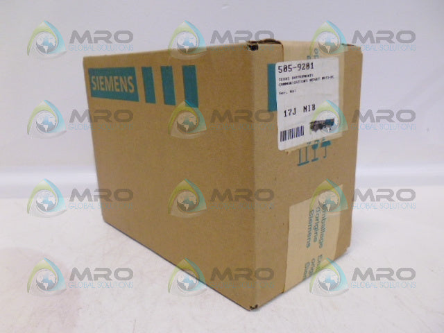SIEMENS 505-9201 MICRO REMOTE I/O MODULE *FACTORY SEAL*