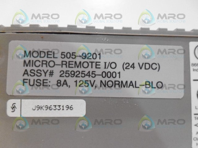 SIEMENS 505-9201 MICRO REMOTE I/O MODULE *NEW IN BOX*