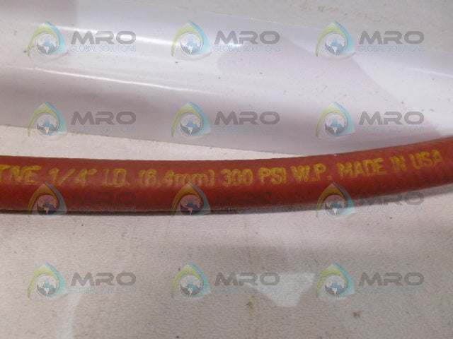 THERMOID 1/4" 300 PSI VERSICON NON-CONDUCTIVE 2' HOSE *NEW NO BOX*
